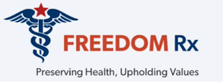 FREEDOM RX PRESERVING HEALTH, UPHOLDING VALUES logo
