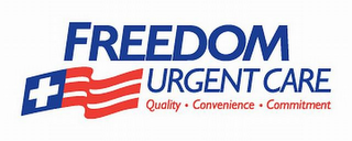 FREEDOM URGENT CARE QUALITY · CONVENIENCE · COMMITMENT logo
