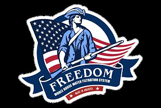 FREEDOM WHOLE HOUSE WATER FILTRATION SYSTEM MADE IN AMERICA logo
