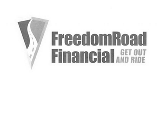 FREEDOMROAD FINANCIAL GET OUT AND RIDE logo