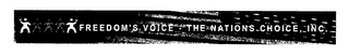 FREEDOM'S VOICE-THE NATION'S CHOICE logo