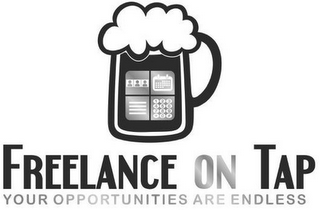 FREELANCE ON TAP YOUR OPPORTUNITIES ARE ENDLESS 1234567890*# logo