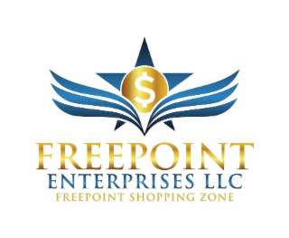 $ FREEPOINT ENTERPRISES LLC FREEPOINT SHOPPING ZONE logo