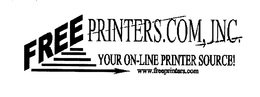 FREEPRINTERS.COM,INC. YOUR ON-LINE PRINTER SOURCE! WWW. FREEPRINTERS.COM logo