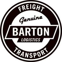 FREIGHT, GENUINE, BARTON, LOGISTICS, TRANSPORT logo