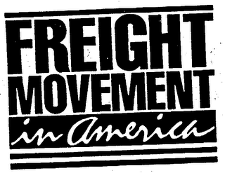 FREIGHT MOVEMENT IN AMERICA logo