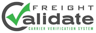 FREIGHT VALIDATE CARRIER VERIFICATION SYSTEM logo