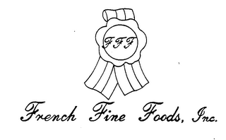 FRENCH FINE FOODS, INC. FFF logo