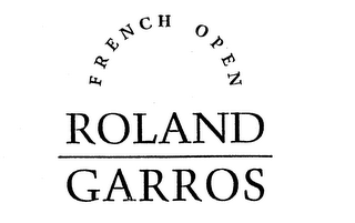 FRENCH OPEN ROLAND GARROS logo