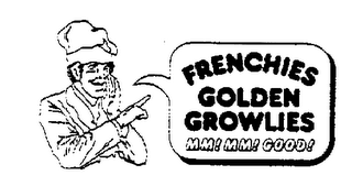 FRENCHIES GOLDEN GROWLIES MM! MM! GOOD! logo