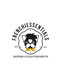 FRENCHIESSENTIALS ESTD. 2015 THE FRENCHIE LIFESTYLE AT YOUR FINGERTIPS logo