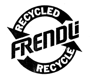 FRENDLI RECYCLE RECYCLED logo