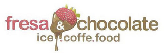 FRESA & CHOCOLATE ICE. COFFE. FOOD logo