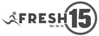FRESH 15 15K · 5K ·1K logo