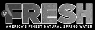 FRESH AMERICA'S FINEST NATURAL SPRING WATER PH 7.9 logo