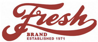 FRESH BRAND ESTABLISHED 1971 logo