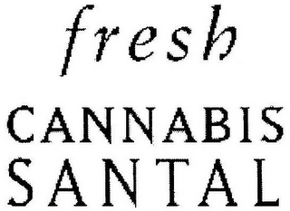FRESH CANNABIS SANTAL logo