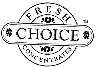 FRESH CHOICE CONCENTRATES logo