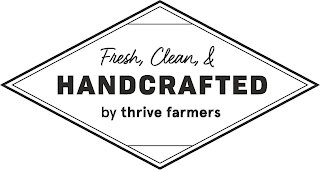FRESH, CLEAN, & HANDCRAFTED BY THRIVE FARMERS logo