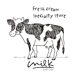 FRESH CREAM SPECIALTY STORE MILK CRAFT CREAM logo
