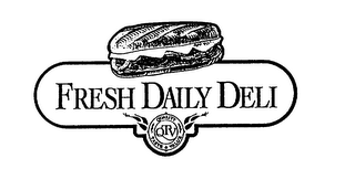 FRESH DAILY DELI QTV QUALITY TASTE VALUE logo