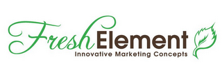 FRESH ELEMENT INNOVATIVE MARKETING CONCEPTS logo