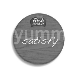 FRESH EXPRESS YUMM SATISFY logo
