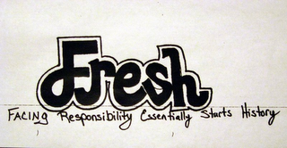 FRESH FACING RESPONSIBILITY ESSENTIALLY STARTS HISTORY logo