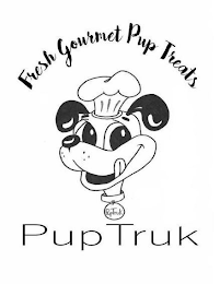 FRESH GOURMET PUP TREATS PUPTRUK PUPTRUK logo