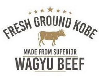 FRESH GROUND KOBE MADE FROM SUPERIOR WAGYU BEEF logo