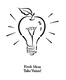 FRESH IDEAS TAKE VISION! logo