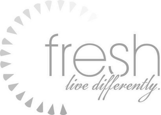 FRESH LIVE DIFFERENTLY. logo
