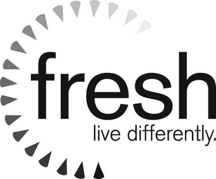FRESH LIVE DIFFERENTLY. logo