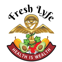 FRESH LYFE HEALTH IS WEALTH logo