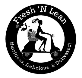 FRESH 'N LEAN NUTRITIOUS, DELICIOUS, & DELIVERED! logo
