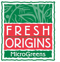 FRESH ORIGINS MICROGREENS logo