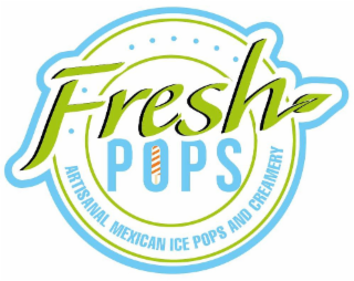 FRESH POPS MEXICAN ARTISANAL ICE POPS AND CREAMERY logo