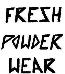 FRESH POWDER WEAR logo