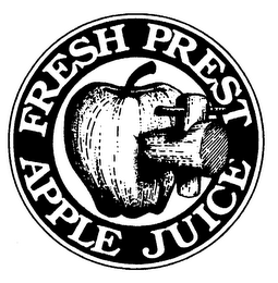 FRESH PREST APPLE JUICE logo