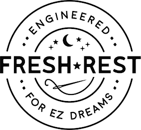 FRESH REST ENGINEERED FOR EZ DREAMS logo