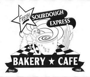 FRESH SOURDOUGH EXPRESS BAKERY CAFE SINCE 1982 logo