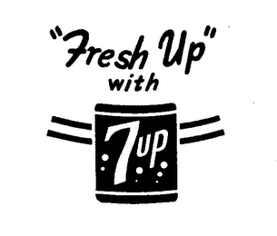 "FRESH UP" WITH 7 UP logo