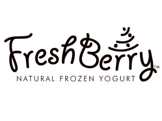 FRESHBERRY NATURAL FROZEN YOGURT logo