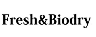 FRESH&BIODRY logo