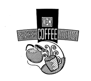 FRESHEST COFFEE GOING! logo