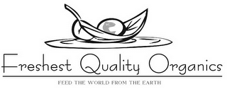 FRESHEST QUALITY ORGANICS FEED THE WORLD FROM THE EARTH. logo