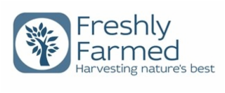 FRESHLY FARMED HARVESTING NATURE'S BEST logo
