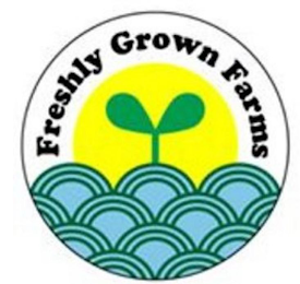 FRESHLY GROWN FARMS logo