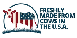 FRESHLY MADE FROM COWS IN THE U.S.A. logo