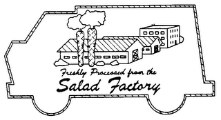 FRESHLY PROCESSED FROM THE SALAD FACTORY logo
